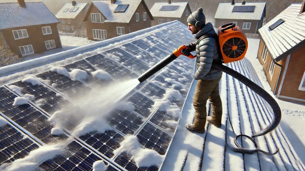 Apply Warm Air with a Leaf Blower image