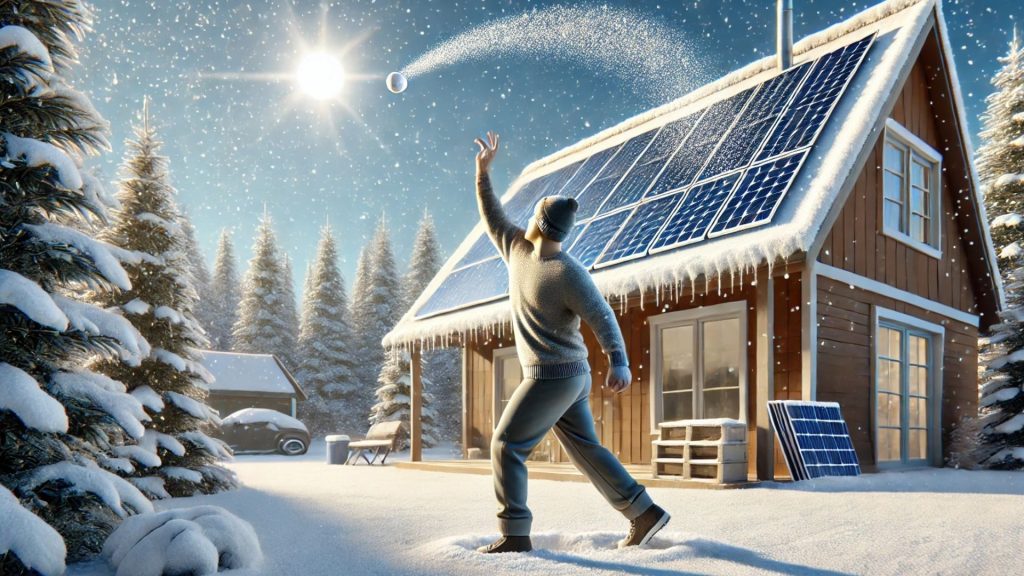 Throwing a Softball for Gentle Snow Removal image