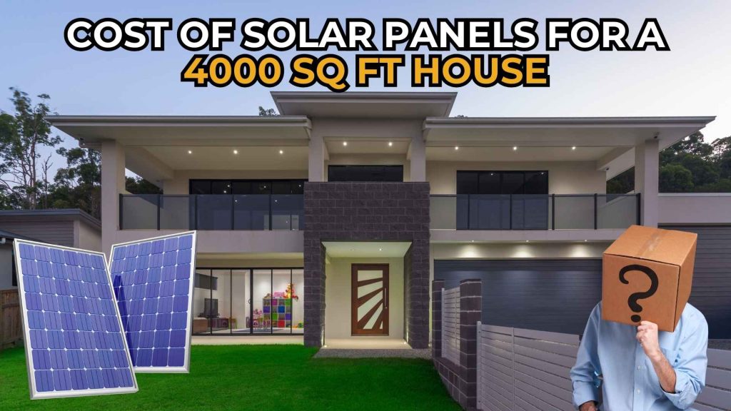 image about Solar Panel Installation Cost for 4000 Sq Ft House in California