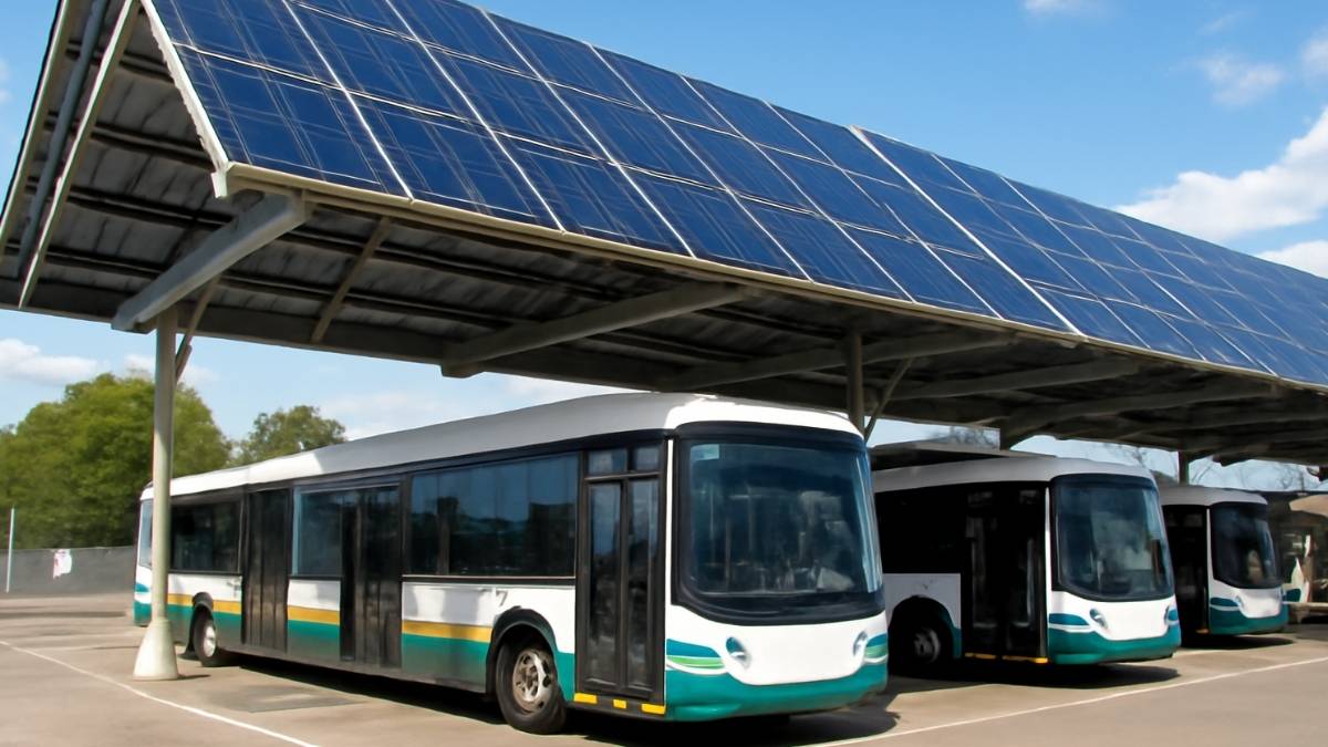 Solar Panel Systems for Bus Depots in California | Gecko Solar